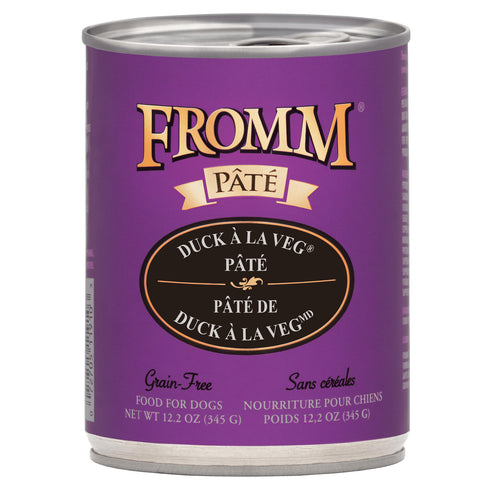 Fromm Grain Free Duck A La Veg Pate Canned Dog Food 12.2oz - Poudre Pet and Feed Supply